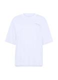 Calvin Klein Jeans Bisiklet Yaka Düz Beyaz Kadın T-Shirt LV047AB813YAA