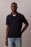 Erkek Polo Yaka Pike T-Shirt - Lacivert | S
