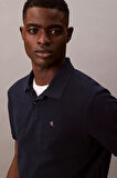 Erkek Polo Yaka Pike T-Shirt - Lacivert | M