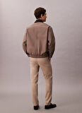 Calvin Klein Normal Bel Normal Paça Normal Kahve Erkek Pantolon LV040EM633RAK_SLIM COTTON STRETCH C