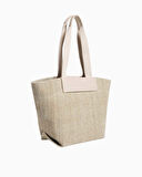 Calvin Klein Raffia Medium Shopper Omuz Çantası