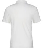 Erkek Polo Yaka Pamuklu Tişört - Beyaz  | XS