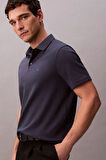Erkek Regular Fit Monogram Nakışlı Polo T-Shirt - Lacivert | M