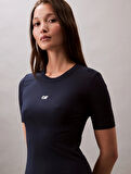 Calvin Klein Jeans Rib Kadın Mavi Elbise LV044C902G-CEF