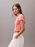 CALVIN KLEIN Kadın  Pembe T-Shirt LV047AB802 VDW