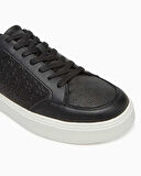 Calvin Klein Düz Taban Monogram Logo Baskılı Erkek Sneaker | 46