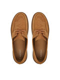 Calvin Klein Erkek Hibrit Bağcıklı Tekne Kahverengi Loafer HM0HM01892-GCX