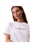Calvin Klein Jeans Essentials Kadın Beyaz T-shirt LV047C912G-YAA