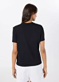 Calvin Klein Jeans Bisiklet Yaka Düz Siyah Kadın T-Shirt LV047B864GUB1