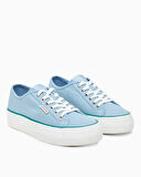 Calvin Klein Graz Flatform Logo Etiketli Kadın Pamuk Sneaker | 36