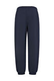Kadın Monologo Rench Terry Jogger Eşofman Altı - Lacivert | XS