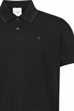 Erkek SS Refined Pique Klasik Polo T-Shirt - Siyah | XL