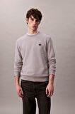 Erkek LS EU 350TERRY Badge Sweatshirt -  Gri | XL