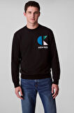 Calvin Klein Erkek Sweatshirt-LV04RC285GBLACK