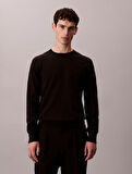 Calvin Klein Supima Cotton Erkek Siyah Sweatshirt LV040BM343-UB1