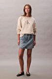 Calvin Klein Kadın Sweatshirt-LV047B234GBEIGE