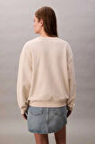 Calvin Klein Kadın Sweatshirt-LV047B234GBEIGE