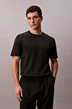 Erkek Kısa Kollu Supima Pamuklu T-Shirt - Siyah | XL