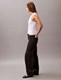 Calvin Klein Jeans SL COTTON RIB SOLID TANK Kadın Beyaz Bluz LV044C219G-YAA