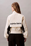 Calvin Klein Jeans Retro Eşofman Üstü Kadın Bej Ceket LV047C506G-YAS