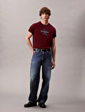 Calvin Klein Jeans SS Hero Monologo Tee 20s Erkek Kırmızı T-shirt LV04RB862G-VLP