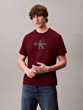 Calvin Klein Jeans SS Hero Monologo Tee 20s Erkek Kırmızı T-shirt LV04RB862G-VLP
