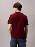 Calvin Klein Jeans SS Hero Monologo Tee 20s Erkek Kırmızı T-shirt LV04RB862G-VLP