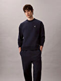 Calvin Klein Jeans PREMIUM TERRY MONOGRAM JOGGER Erkek Mavi Eşofman Altı LV04RC279G-CEF