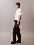 Calvin Klein Jeans PREMIUM TERRY MONOGRAM JOGGER Erkek Siyah Eşofman Altı LV04RC279G-UB1