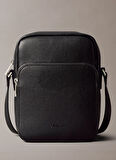 Calvin Klein Siyah Erkek Çapraz Çanta MICRO PEBBLE CROSSBODY S