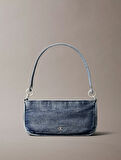 Calvin Klein Jeans DENIM SHOULDER POUCH W/STRAP Kadın Mavi Çanta LV04F3217G-VGO