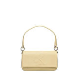 Calvin Klein Jeans SCULPTED FLAP SHOULDER POUCH25 Kadın Beyaz Omuz Çantası LV04K3148G-RM0