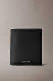Erkek Saffiano Üç Katlı Cüzdan - Siyah | undefined