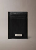 Calvin Klein Siyah Erkek Kartlık PLAQUE NS CARD CASE