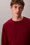 Erkek Regular Fit Merinos Yünü Triko Kazak - Bordo | M
