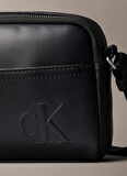 Calvin Klein Siyah Erkek Postacı Çantası BOLD CK CAMERA BAG