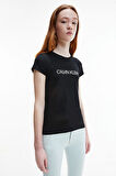 Kız Çocuk Ck İnstitutional Slim T-Shirt - Siyah | 12 Yaş
