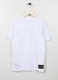 Calvin Klein Beyaz Erkek Çocuk T-Shirt IB0IB00347YAF