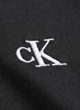 Calvin Klein Jeans V Yaka   Normal Kalıp  Siyah Kadın T-Shirt J20J213716BAE