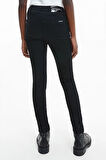 Kız Çocuk Ck Mid Rise Skinny Pantolon - Siyah | 8 Yaş