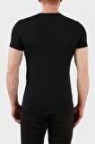 Calvin Klein Jeans Siyah Erkek Bisiklet Yaka Düz T-Shirt J30J320935-BEH CORE MONOGRAM