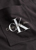 Calvin Klein Jeans Siyah Erkek Bisiklet Yaka Düz T-Shirt J30J320936-BEH CORE MONOGRAM POCKET