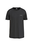 Calvin Klein Bisiklet Yaka Siyah Erkek T-Shirt K10K109894BEH