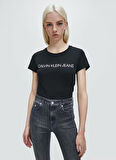 Calvin Klein Jeans Siyah Kadın T-Shirt