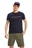 Core Tommy Logo Tee Erkek Tişört
