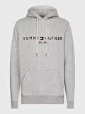 Erkek Core Tommy Logo Sweatshirt-Gri | S