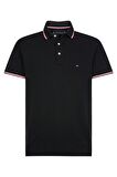 Polo Yaka Siyah Erkek T-Shirt MW0MW13080BDS
