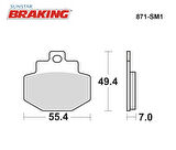 YARI METALİK ARKA FREN BALATASI / VESPA / VESPA GTV / 300cc / ARKA  / 2010-2011-2012-2013-2017-2018-2019-2020-2021-2022