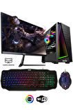 Mintra Dreyfus Ryzen 5 3600 16GB 256GB M.2 Nvme RX550 4GB 24" Oyuncu Masaüstü Bilgisayarı