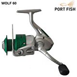 Portfish Wolf 6000 Plastik Kafa Olta Makinası 3 bb Yeşil